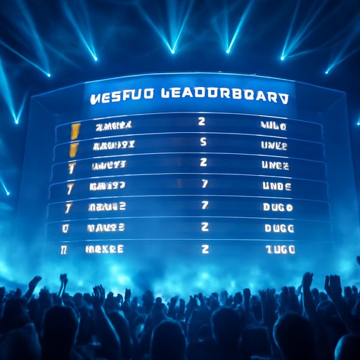 bajee ranking leaderboard on screen
